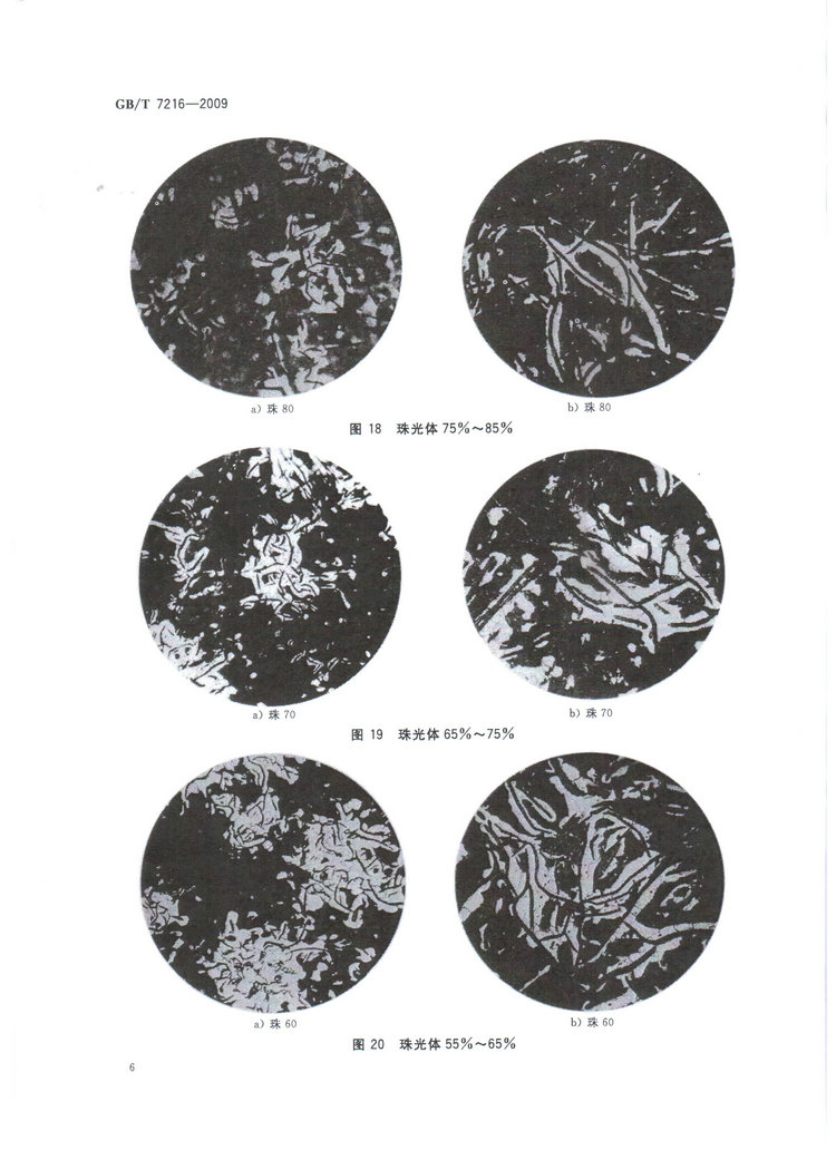 GBT7216-2009灰鑄鐵金相檢驗國家標準